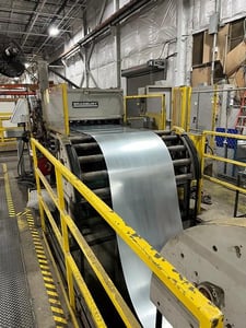 60" Bradbury, Cut-to-Length Line, 20000 Lb., Coil Car, Power Uncoiler, Precision Leveler, Run-out Table