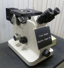 Nikon #Epiphot-TME, inverted metallurgical microscope, side optical port, specimen stage plate