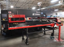 22 Ton, Amada #AE-2510-NT, CNC turret punch, 98.425" x 50" sheet, 45 station, 4 automatic index, Fanuc