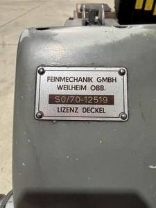 Feinmechanik GMBH Lizenz Deckel #SO, single lip cutter grinder