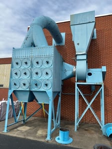 2000-19000 cfm Torit #DFT3-24, dust collector, 20 HP, 24 filters