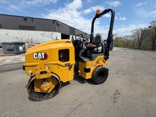 Caterpillar #CC2.7GC, 47" tandem vibratory roller, like new, 2023