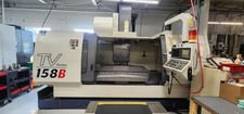 YCM #TV158B, CNC Vertical Machining Center, 33.8" x 66.9" table, 59" X, 33.8" Y, 27.5" Z, 25 HP, 6000 RPM, 24
