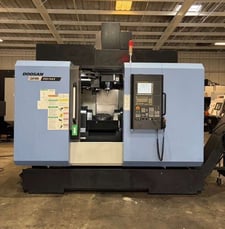 Daewoo Doosan #DNM-350/5AX, 5" Axis CNC Vertical Machining Center, 23.6" X, 25.8" Y, 12000 RPM, 60 automatic