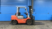 6,600 lb. Toyota #7FGU32, Propane Forklift, 187" Mast H, 48" x 5" Forks, AS IS