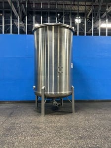 1,700 gallon Stainless Steel Tank, 74" diameter x 150" OAH