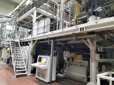 3.54" SML #Cast-Coex-7, 7-Layer Cast Film Extrusion Line, 98" film width, 122" die width, 12-70 micron