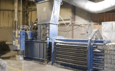 American Baler #PAC4029E-730, Auto-Tie Horizontal Baler, 30 HP, 7" cylinder, 40" x 27.5" feed opening, 30" x