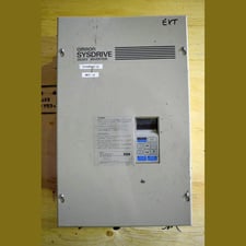 30 HP Omron #3G3IV-B4220-EV2, sysdrive ac variable frequency driv, 380-460 Volts, 3 Phase (2 available)