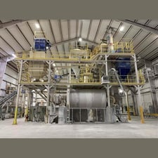 8' x 15' ANIVI, Ball Mill System with Micronizer and Dust Collector (2 available)