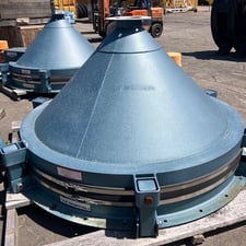 Metalfab #BA-6, Bin Activator, 6' diameter, Carbon Steel, Blue Enamel Exterior, Unused Surplus (2 available)
