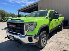 GMC #Sierra-3500, pickup truck, Western snow plow attachment, 85056 miles, 2021