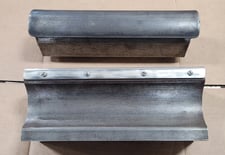 Press Brake Tooling Set, 1-3/4" Radius Punch & Die, 13" Punch OAL, 12" Die OAL