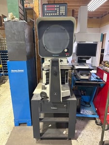 14" Deltronic #DH214-612R, Optical Comparator, MPC-5 digital read out, 20x-50x Lenses, 8" x 6" Travel