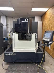 Makino #Duo-43, CNC Wire Electrical Discharge Machine, 17.8" x 11.8" x 12.6" travels, 27.95" x 22.04" table