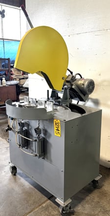 20"/22" Everett #20DM22, Abrasive Saw, Double Miter, Air Vise, 10 HP