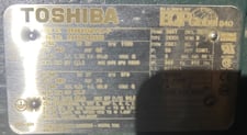 50 HP 1180 RPM Toshiba, Frame 365T, TEFC, BB, 1.15 service factor, 460 Volts, New Surplus (3 Available)