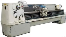 17-1/4" x 100" Clausing #8056, engine lathe, 3-1/16" bore, 10-1/2" swing over cross slide, 1600 RPM