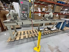 CTD #DM-200, Compound Double End Miter Saw, 12" capacity, 1" arbor, 3900 RPM, 7-3/4" x 2", Parker Control