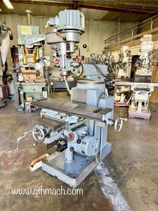 Tree #2UVRC, Vertical Milling Machine, 10.5" x42" x17.5" travel, 60-3300 RPM, 1.5 HP,