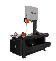 18" x 22" Cosan #V-1822, Vertical Tilt-frame Band Saw, 15' 5" x 1.25" x 0.042" blade, 5 HP, new