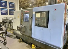 Daewoo Doosan #Puma-TT1800SY, cnc lathe, 9" swing, 38.5" centers, 2.9" bore, 30 HP, 5000 RPM, 2.6" bar, 12