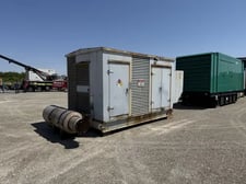 600 KW Caterpillar #3412, diesel generator set, 480 Volts, 3-phase, 1063 hours, 890 HP @ 1800 RPM, sound