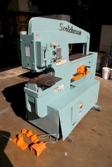 6" x 6" x 1/2" Scotchman #12012-24M, ironworker, 120 ton, 12" throat, 47 SPM, 2005