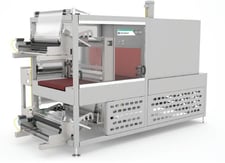 Jones #Alterion-CL-170, automatic, horizontal, continuous motion, hot melt glue cartoner, 40-170