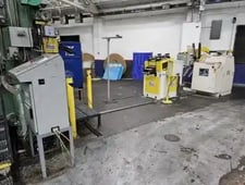 8000 lb. Dallas, Servo coil feed line, 12" x .135", 60" OD, pneumatic mandrel expansion, 2024