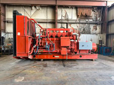 150 KW Waukesha #F2895GSIU, Natural gas generator set, 277/480 Volts, 3-phase, 3481 hours, 1200 RPM, Woodward