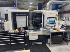 DMG, Mori #NLX-2500SY/700, Celos Control, 23.2" swing, 12" chuck, tool setter, chip conveyor, sub spindle