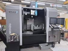Hurco #VMX42UI, CNC vertical machining center, 42" X, 24" Y, 20.5" Z, 12000 RPM, 24 HP, #40, 5-Axis, Renishaw