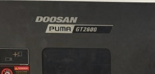 Daewoo Doosan #PUMA-GT-2600, CNC Lathe, 24" machining length, 10" chuck, 3" bar, 30 HP, 3500 RPM, live