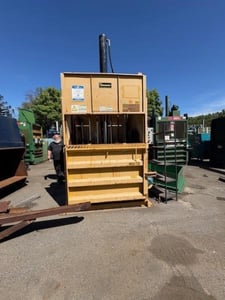 Image for 30" width x 60" D x 51" H Harmony #M60CB, vertical cardboard baler, 5 HP, 60" x 24" feed opening, (5 available)