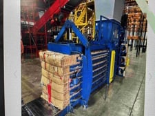 American #DC-5043-830R, auto-tie horizontal baler, 30 HP, 8" cylinder, 43" x 50" feed opening, 5-wire