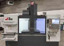 Haas #VF-3SS, vertical machining center, 40" X, 20" Y, 25" Z, 18" x 48" table, 30 HP, 12000 RPM, CAT 40