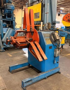 2500 lb. Jaybird Automation #CRM251260, vari-speed motorized coil reel, 12" width, 60" outside dimensions