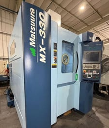 Matsuura #MX-330, 5-Axis CNC vertical machining center, G-Tech 31i Control, 17.1" X, 18.3" Y, 22" Z, 15000
