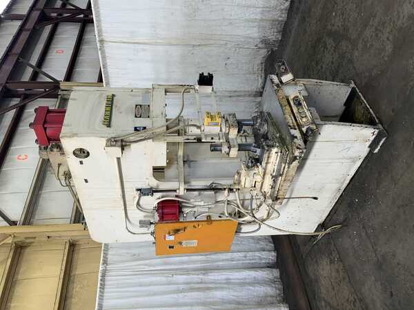 38 Ton, Hannifin #GF-38A, hydraulic C-frame press, 24" stroke, serial #7-16979