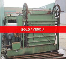 34" x 19" Novapac #C-2448, chain type vertical baler, 50" H, 7.5 HP, 550 V., 3-phase, variable pressure