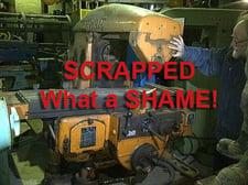 Jerwag #355/1000-FW-3568, horizontal mill, 56" table, 48" knee support, #50 spindle, 48 feeds