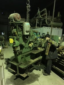 4" x 4" x 1/2" Buffalo #1/2, ironworker, 58 ton, 3 HP, 3-phase, punch, shear, notch