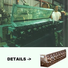 8 Stand, double side rollformer, 1.25" arbor diameter, fully tooled, guards both sides