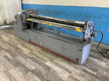 6' x 16 gauge Sesco #PR4-72, initial pinch plate rolls, 3 rolls, power bending roll adjustment, 5 HP