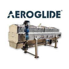 24" x 144" Aeroglide #C1-24-13 XXC, Stainless Steel belt dryer w/ C1 cooling, fines conveyor, 230/460 V.