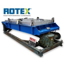40" x 84" Rotex #42GP, two-deck Stainless Steel screener, 23.3 sq.ft. screen, ball tray cleaning, 7.5" I/O, 2