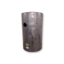 475 gallon Tote Systems, 9.5 psi, 304 Stainless Steel portable tank, 42" diameter x 6' H, 0.105" wall, 22"