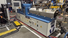 1-3/16" Steer #Omega-30H, Twin Screw Pelletizing Line, 52:1 L/D, 1,200 RPM, 75kW Motor, w/ Waterbath &