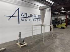 18" diameter Cyclone Separator w/ Blower, 4" Inlet, 4" Outlet, 2 HP Baldor Motor, Cyclone Stand, 2015